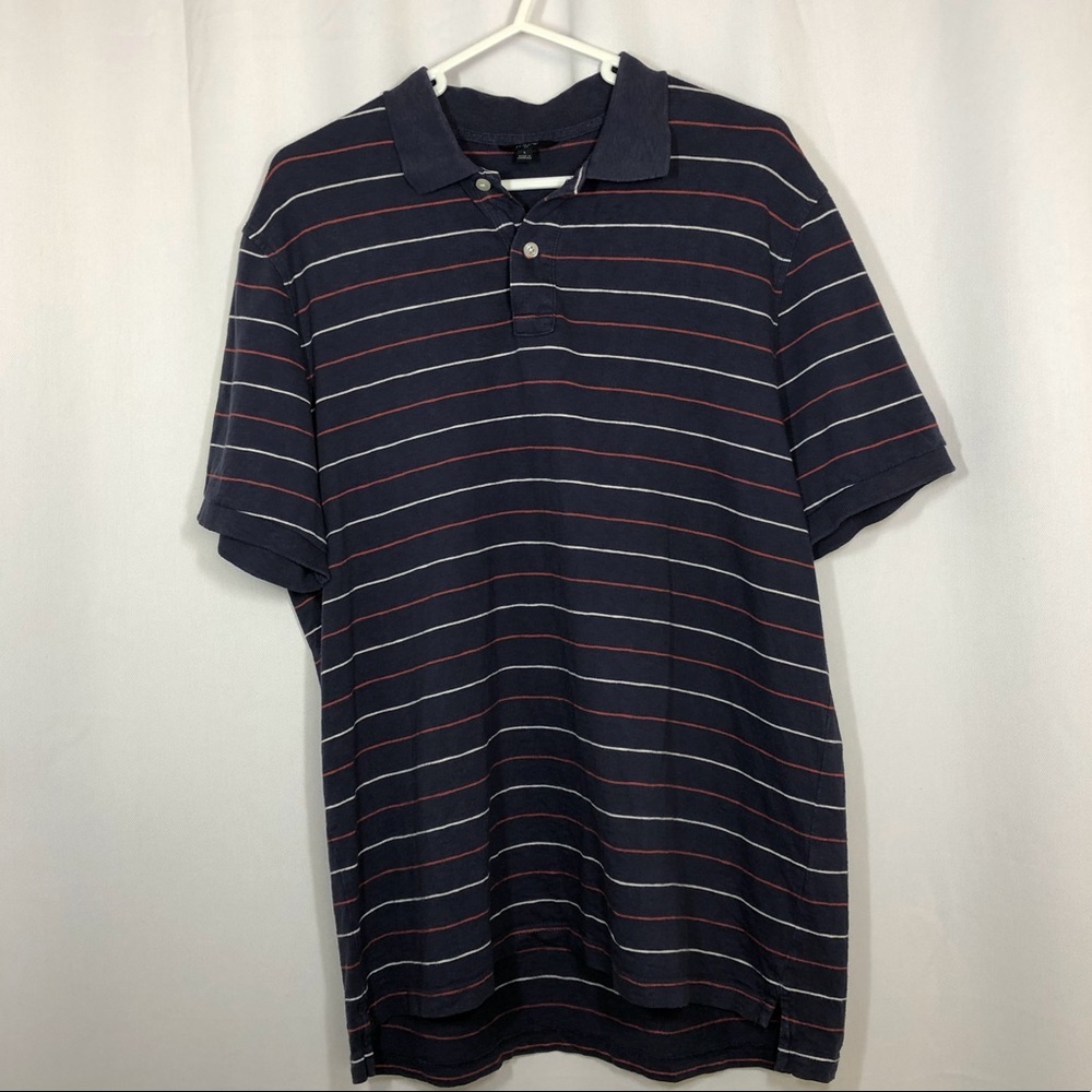 Men’s J.Crew Striped Button Polo
